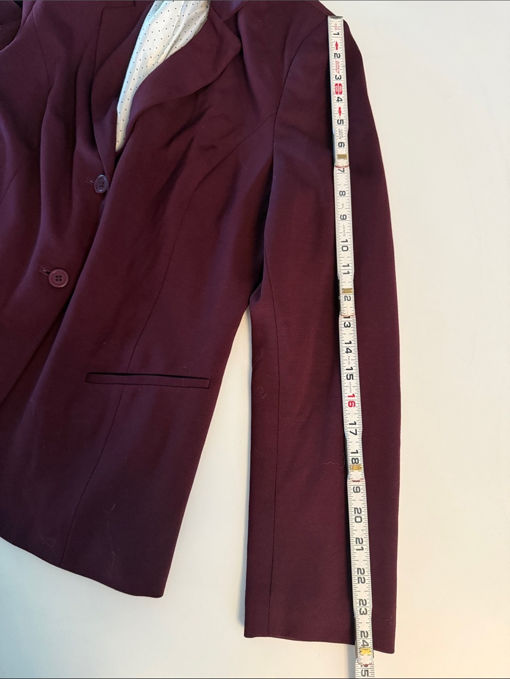 Cleo tailored blazer in a rich plum purple Size 8 - Picture 9 of 11